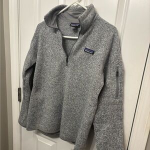 Patagonia Heather Gray Fleece Jacket